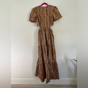 Leopard maxi dress